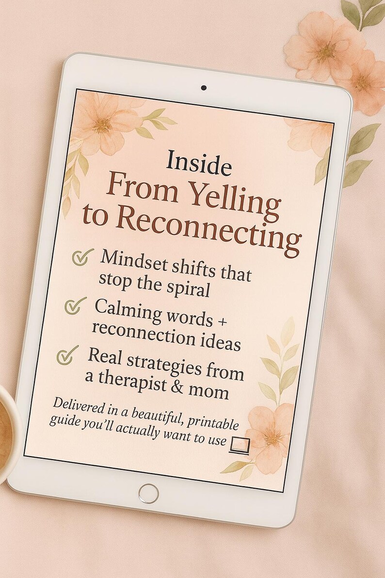 Reconecting Text From Yelling to Reconnecting Toolkit for Moms - Etsy