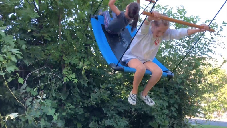 RIDE The WAVE! Swing Set Plans DIY Playset (Pdf Download) The Most Fun You'll Ever Have! image 4