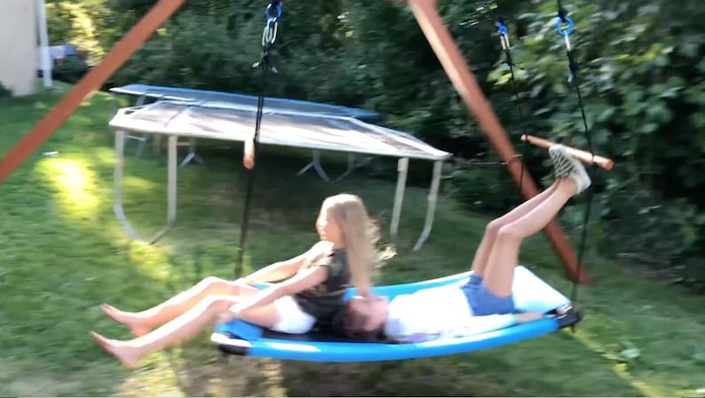 RIDE The WAVE! Swing Set Plans DIY Playset (Pdf Download) The Most Fun You'll Ever Have! image 3