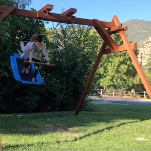 RIDE The WAVE! Swing Set Plans DIY Playset (Pdf Download) The Most Fun You'll Ever Have! image 7