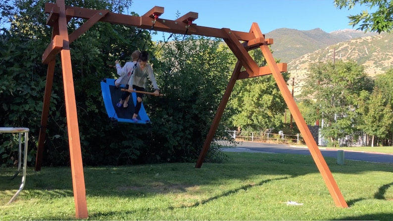 RIDE The WAVE! Swing Set Plans DIY Playset (Pdf Download) The Most Fun You'll Ever Have! image 7
