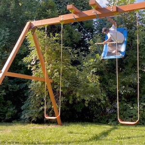 RIDE The WAVE! Swing Set Plans DIY Playset (Pdf Download) The Most Fun You'll Ever Have! image 1