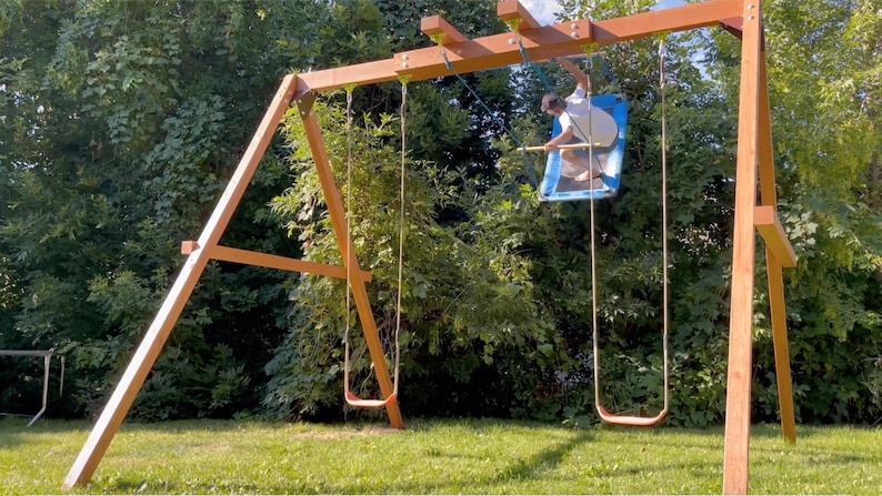 RIDE The WAVE! Swing Set Plans DIY Playset (Pdf Download) The Most Fun You'll Ever Have! image 1