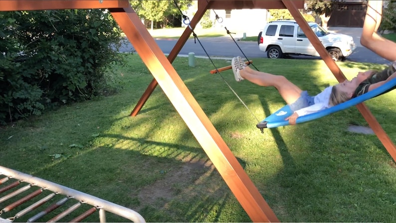 RIDE The WAVE! Swing Set Plans DIY Playset (Pdf Download) The Most Fun You'll Ever Have! image 6
