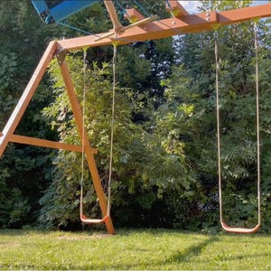 RIDE The WAVE! Swing Set Plans DIY Playset (Pdf Download) The Most Fun You'll Ever Have! image 2