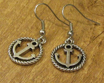 Anchor earrings