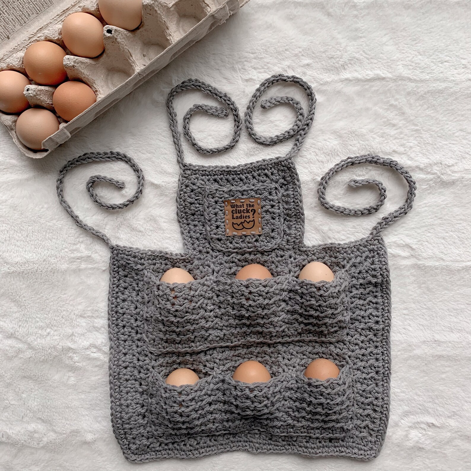 Charlies Egg Apron Egg Apron Crochet Egg Apron Pattern Etsy