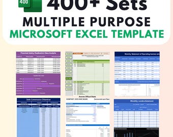 400以上のExcelテンプレートバンドル | 予算、請求書、プランナー、カレンダー、給与計算、プロジェクト管理、ビジネスおよび個人用スプレッドシート
