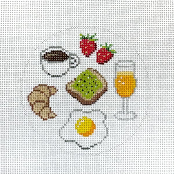 Hand Painted Brunch Canvas by MyPinkSugarLife