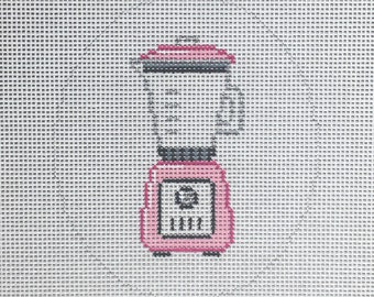 Lienzo bordado con licuadora pintado a mano por MyPinkSugarLife