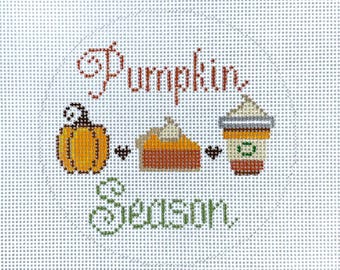 Stitch Painted Pumpkin Season  Canvas by MyPinkSugarLife