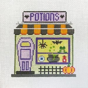 Hand Painted Potions Needlepoint Canvas by MyPinkSugarLife