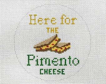 Hand Painted Pimento Cheese Canvas by MyPinkSugarLife