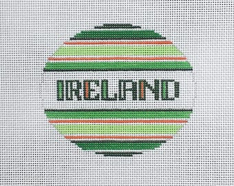 Hand Painted Ireland Canvas by MyPinkSugarLife