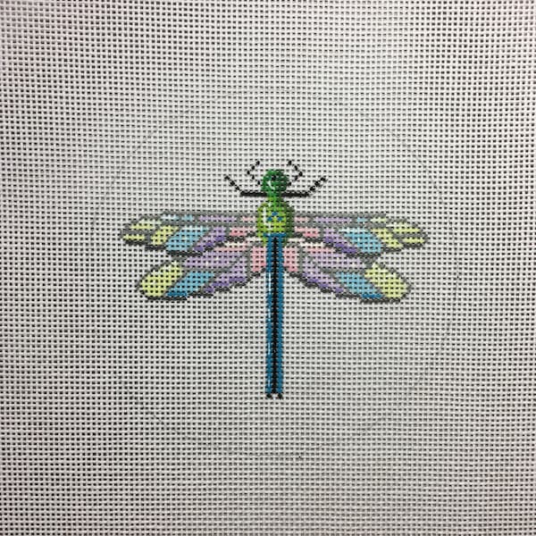 Hand Painted Dragonfly Canvas by MyPinkSugarLife