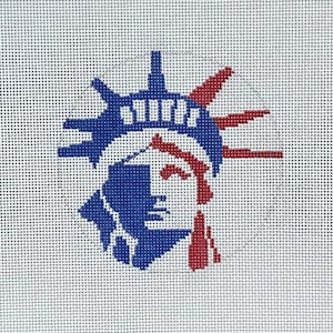 Hand Painted Statue of Liberty Canvas by MyPinkSugarLife