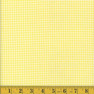 Sunshine Gingham Flannel Fabric