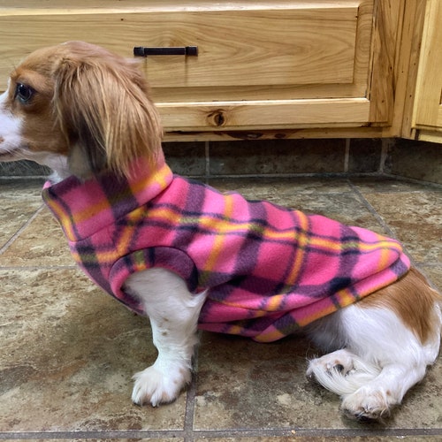 Brinkley Multi Plaid Mini Dachshund Fleece Sweater Etsy
