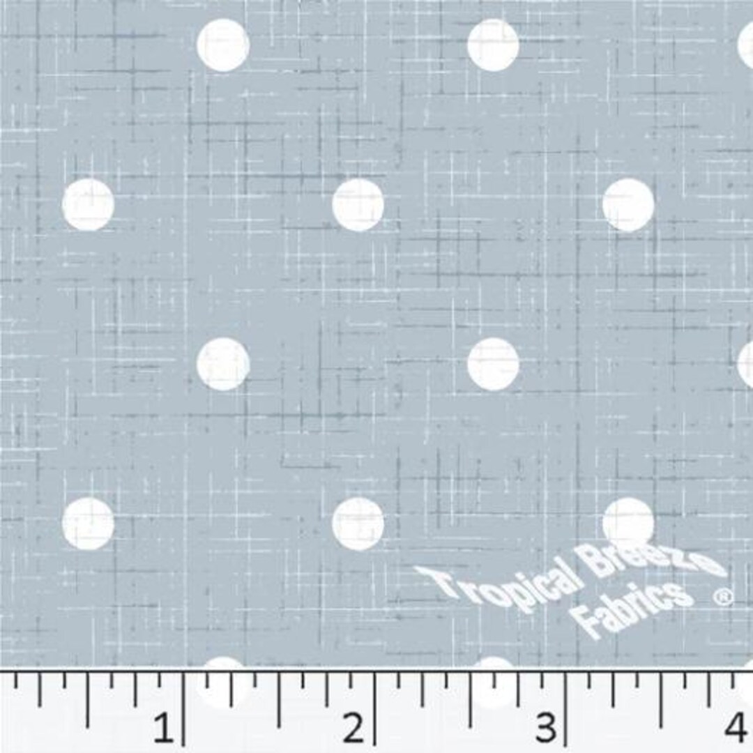 Blue Mist Polka Dots Poly Cotton Fabric -16 - Etsy Canada