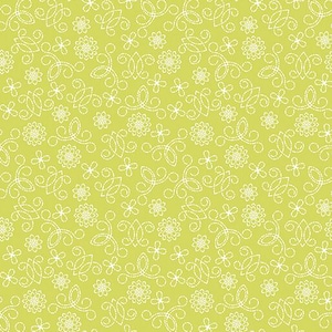 Benartex Among The Wildflowers Tin Lantern Quilting Cotton Fabric- Grass