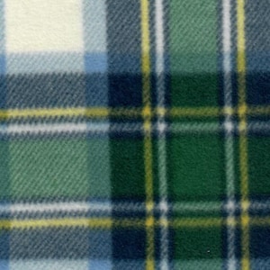 Jon Hunter Plaid Mini Dachshund Fleece Sweater (measurements in item description)
