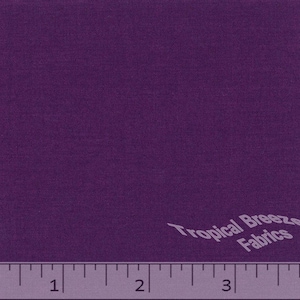 Purple Poly/Cotton Broadcloth Fabric