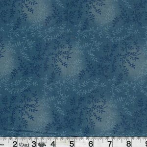 Blue Tonal Vineyard 108" Backing Quilting Cotton Fabric