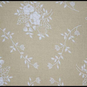 White On Teastain 108" Backing Quilting Cotton Fabric
