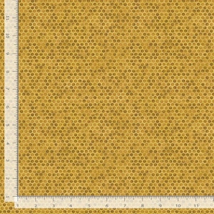 Timeless Treasures Bee Kind Honeycomb Quilting Cotton Fabric- Honey