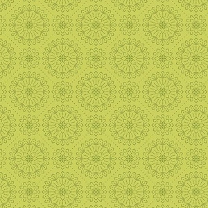 Benartex Among The Wildflowers Meadowsweet Quilting Cotton Fabric- Green