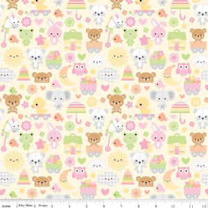 ライリーブレイク バンドル オブ ジョイ メイン キルティング コットン ファブリック - イエロー