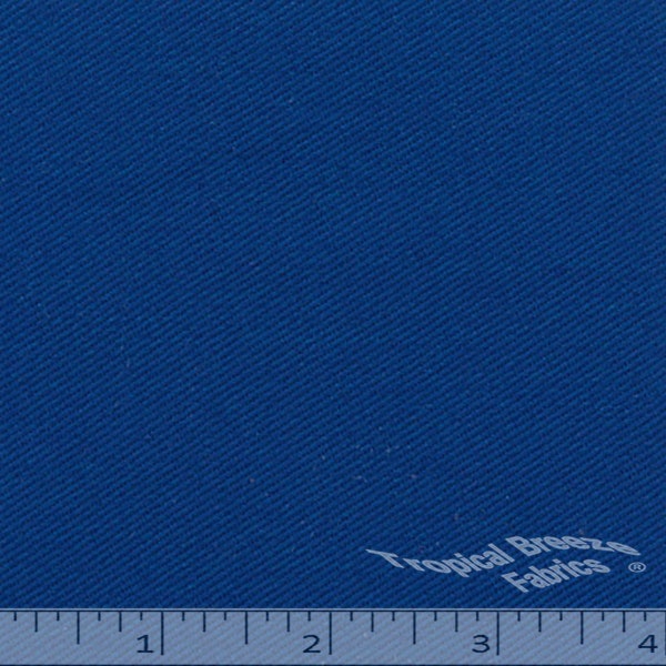 Lightweight Twill Fabric Royal Poly Cotton