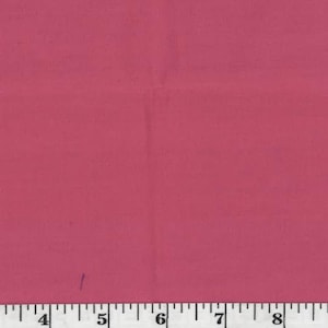 Rose Poly/cotton Broadcloth Fabric