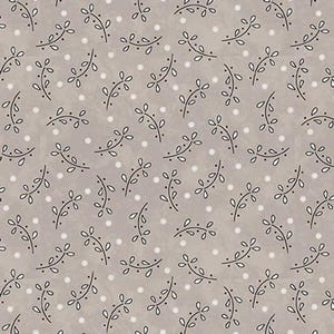 Henry Glass Butterflies And Bloom Lazy Daisy Toss Quilting Cotton Fabric- Taupe
