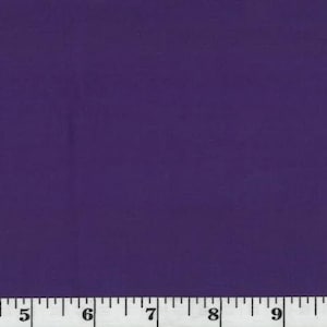 Purple Poly/cotton Broadcloth Fabric