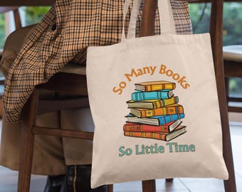 Book Lover Cotton Canvas Tote Bag | Library Essential