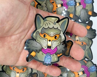 Tunic Game Fox Sticker – Armored Gamer Decal