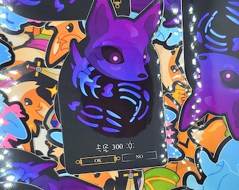 Tunic Game Fox Skeleton | Shopkeeper Sticker | Cute Ghost Gaming
