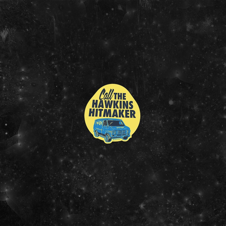Stranger Hawkins Things Style 80s Waterproof Sticker Set – 6 Retro Vinyl Decals ST Season 5 Inspired, Eleven, WSQK stickers, horror gifts Single Call Hitmaker