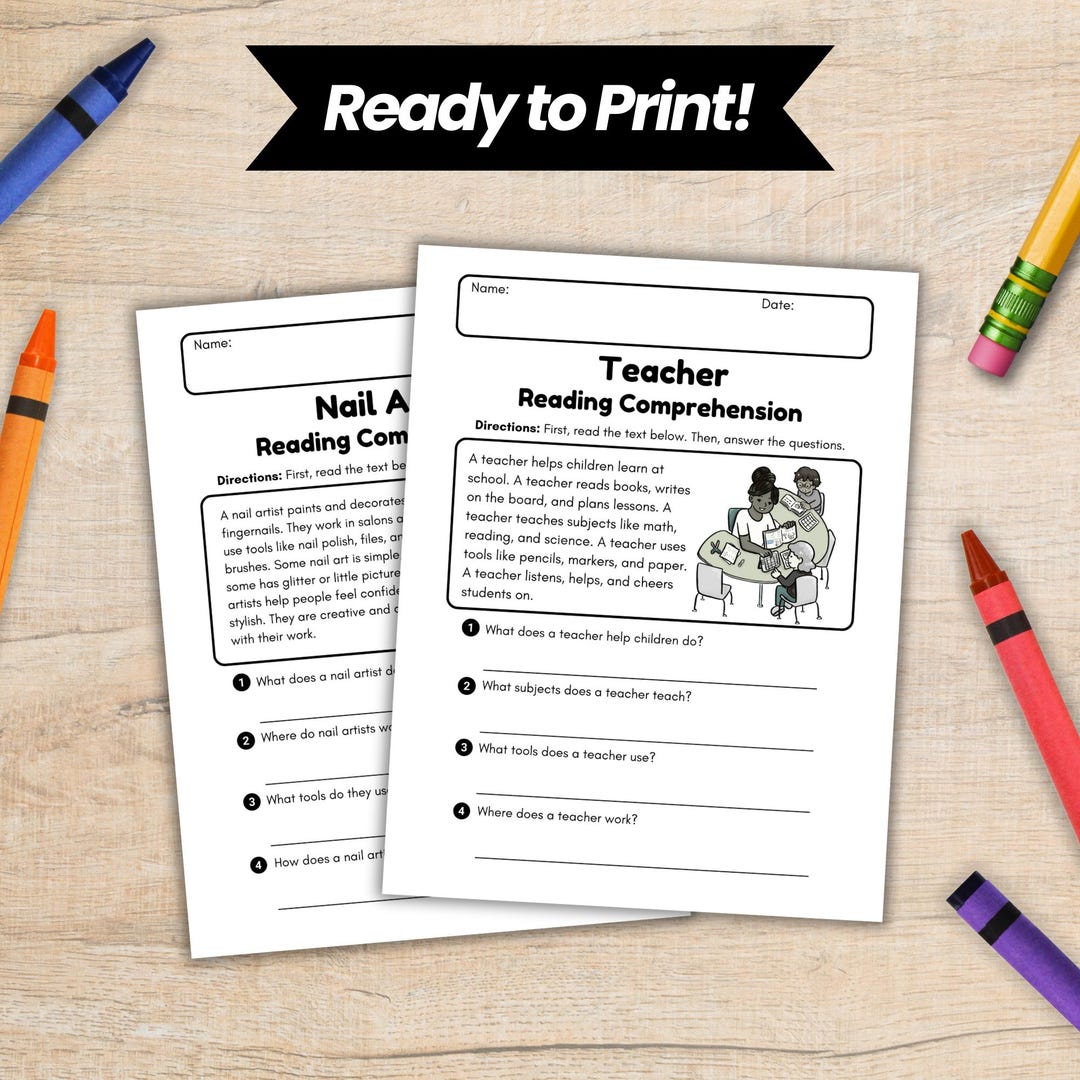 Reading Compression Worksheet for Students and Homeschoolers. Editable ...