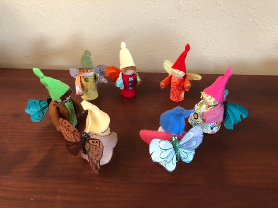 gnome peg dolls