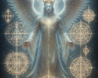 Enochian Angels Attunement, unreleased current + Charged Digital Artwork
