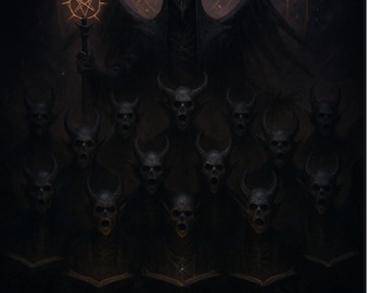 THE INFERNAL VOID Choir - 13 Voices Of Manifestation Activation + Charged Digital Artwork