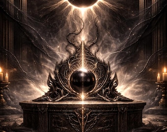 The Black Sun Collegium Attunement + Charged Digital Artwork