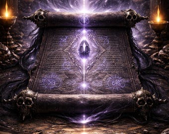 The Black Scroll Activation Attunement + Charged Digital Artwork