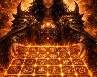 The Infernal Crown Codex Recalibration Attunement + Charged Digital Artwork