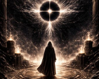 The Black Star Descent Attunement + Charged Digital Artwork