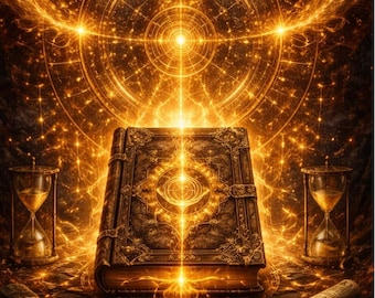 The Aeonic Codex Attunement + Charged Digital Artwork