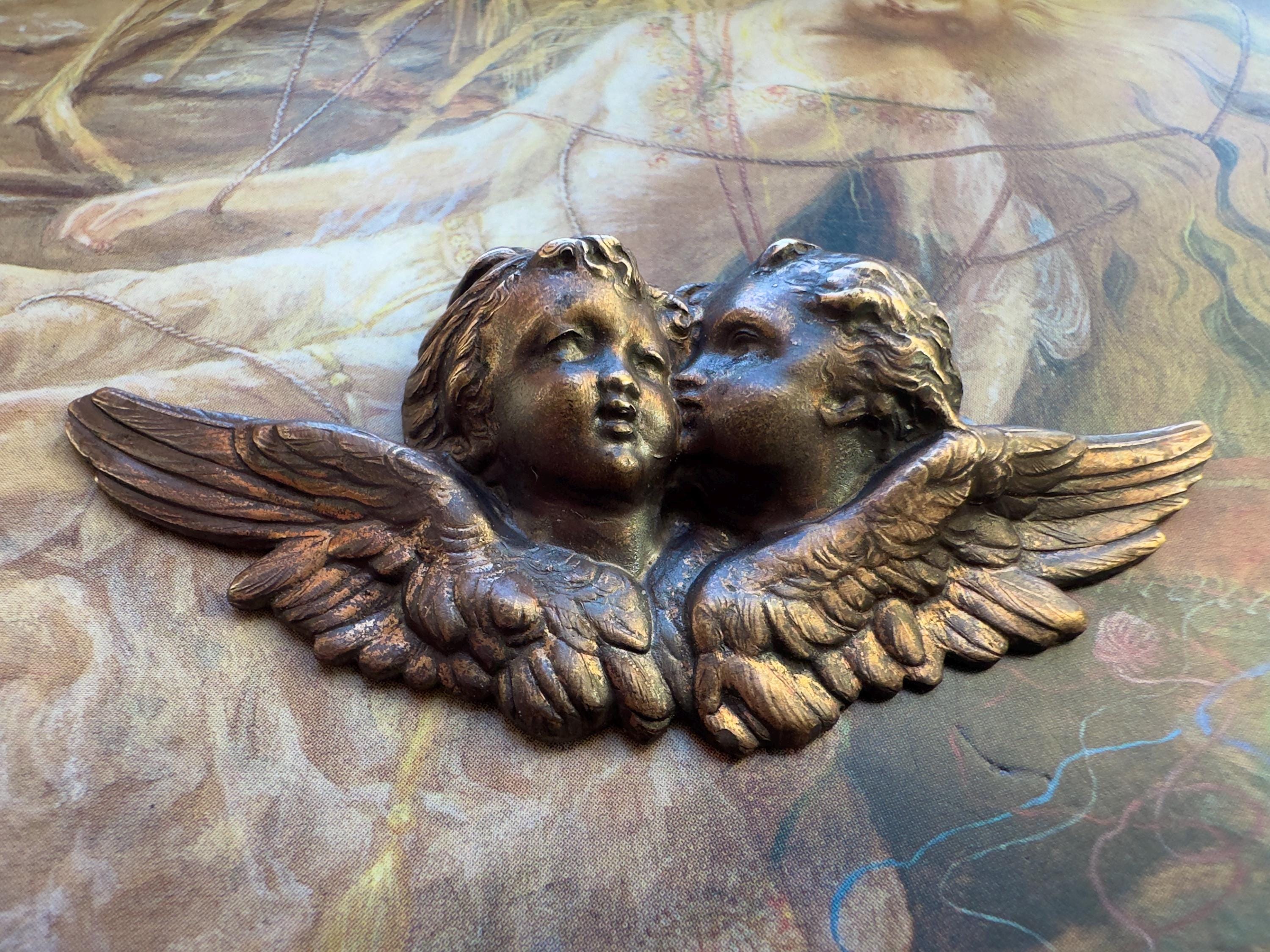 Winged Cherub Statue - Etsy