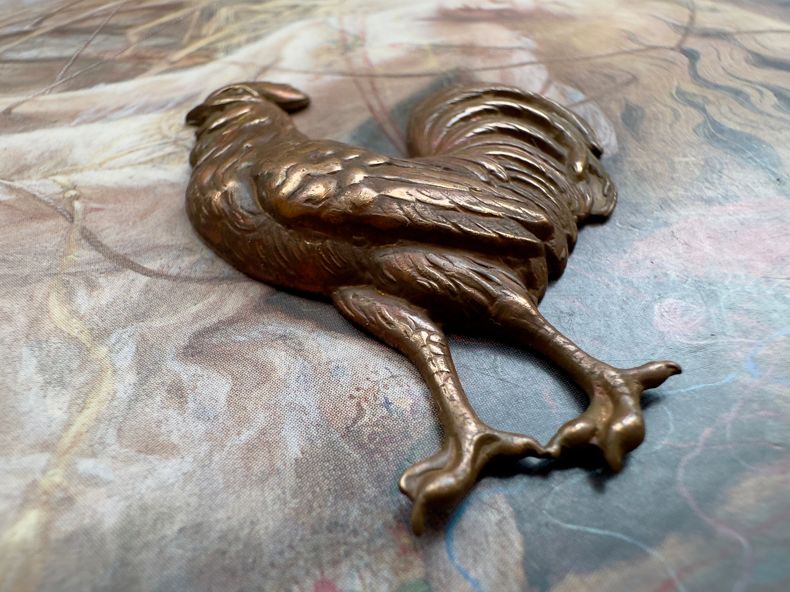 Vintage RARE Very OLD Hidden Man in Rooster 2